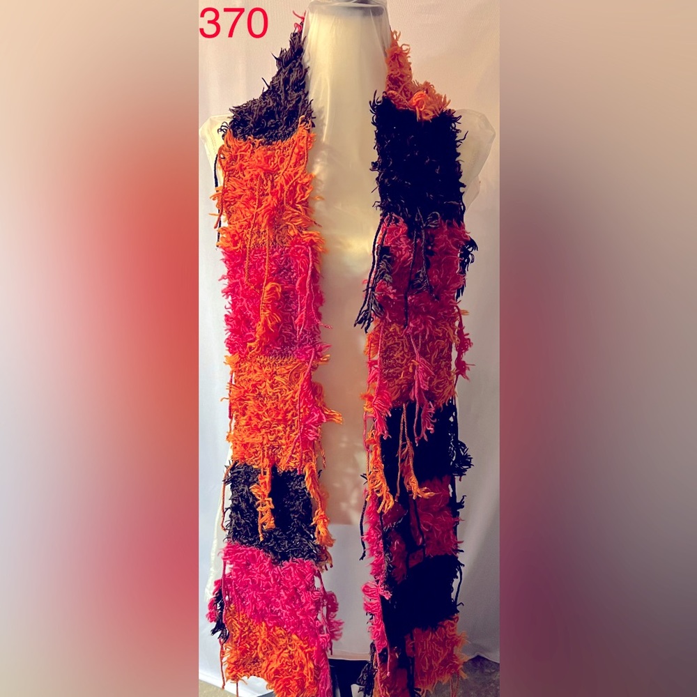 Color Block String Scarf. - image 1